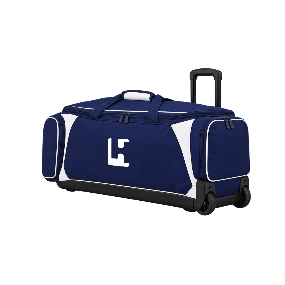 Wheelie kit bag with the Hunters H