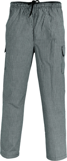 Drawstring Poly Cotton Cargo Chef Pants