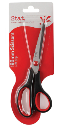 Stat Scissors Soft Grip Handle