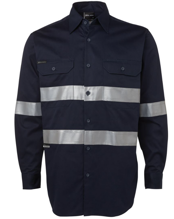 Long Sleeve Work 190g Shirt With Tape