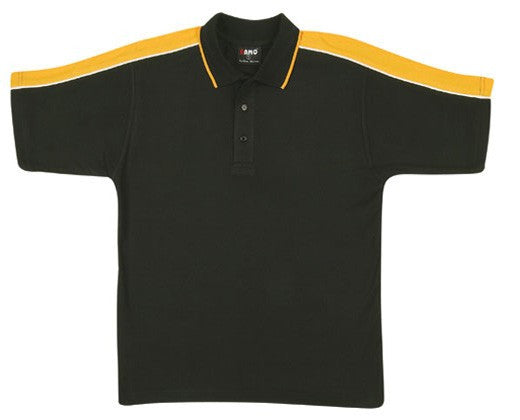 Mens Shoulder Panel Polo Shirt