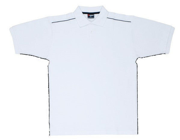 Mens Cotton Pique Knit Polo Shirt