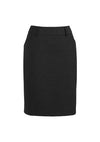 Womens Comfort Wool Stretch Multi-Pleat Skirt