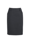 Womens Comfort Wool Stretch Multi-Pleat Skirt
