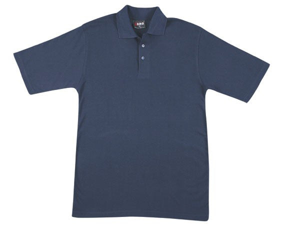 Mens Regular Pique Knit Polo Shirt