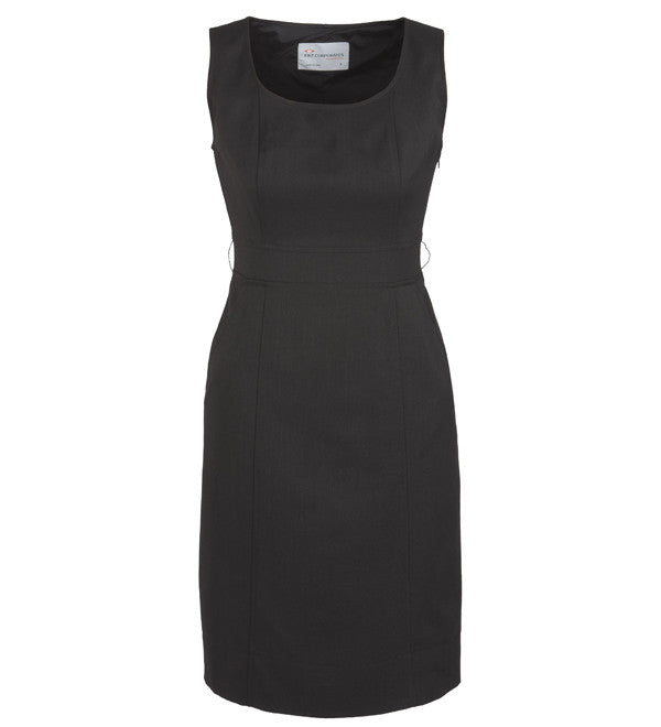 Ladies Sleeveless Side Zip Dress