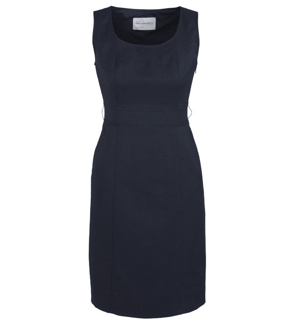 Ladies Sleeveless Side Zip Dress