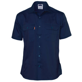 Mens Cotton Drill Short Sleeve