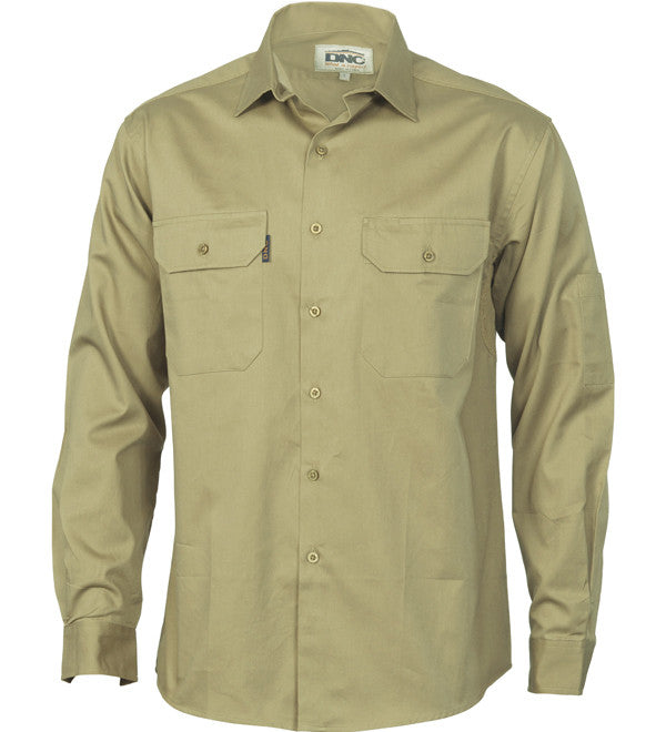 Mens Cool-Breeze Long Sleeve Work Shirt