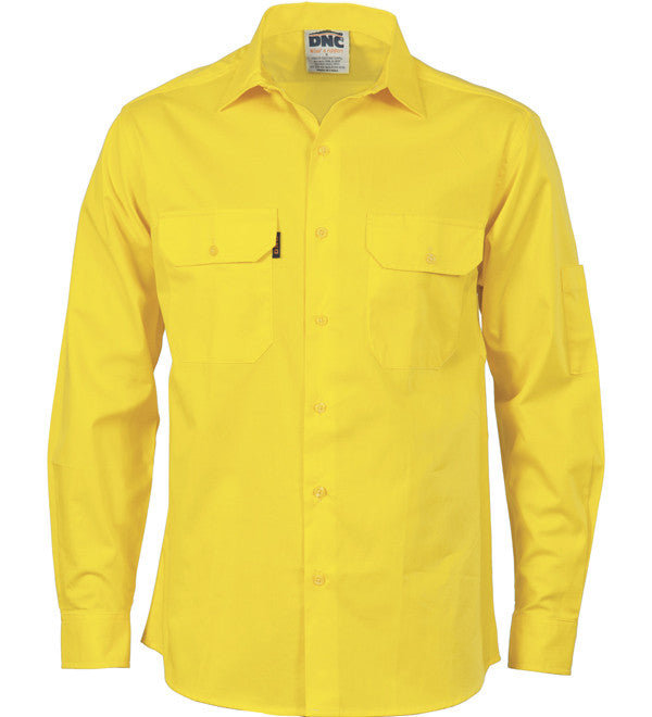 Mens Cool-Breeze Long Sleeve Work Shirt