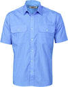 Polyester Cotton Short Sleeve Work Shirt
