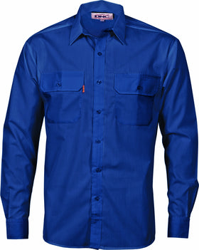 Polyester Cotton Long Sleeve Work Shirt