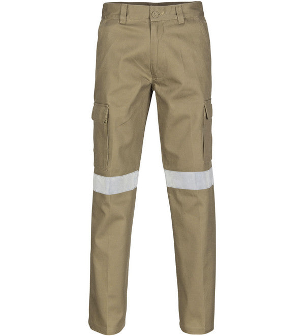 DNC Cotton Drill Cargo Pants with 3M R/Tape - Regular/Stout/Long