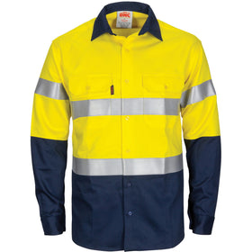 DNC Patron Saint PPE1 FR 2 Tone Cotton D/N Shirt Long Sleeve