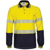 HIVIS Segment Tape Long Sleeve Cotton Jersey Polo