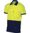 DNC HiVis Cool-Breathe Double Piping S/S Polo