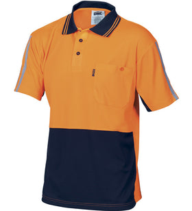 DNC HiVis Cool-Breathe Stripe S/S Polo