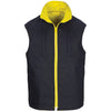 HiVis Cotton Drill Reversible Vest with Generic R/Tape