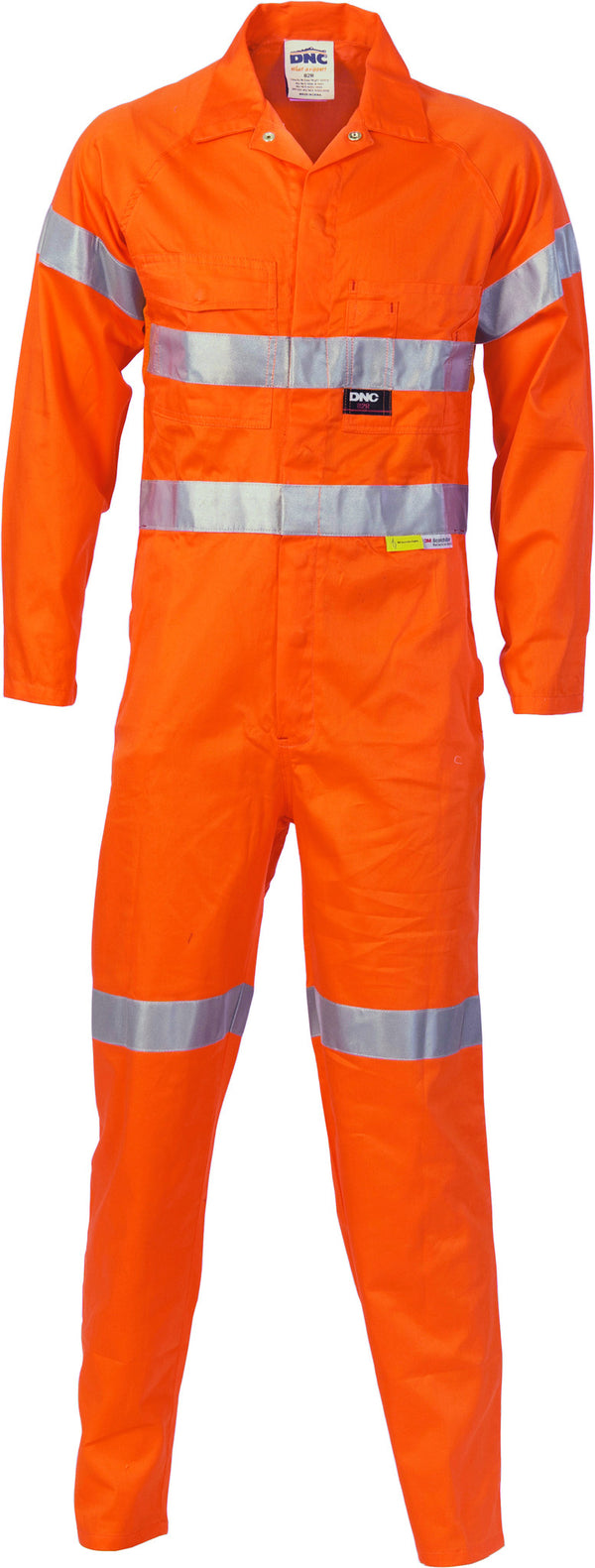 HiVis Cotton Overall With 3M Reflective Tape
