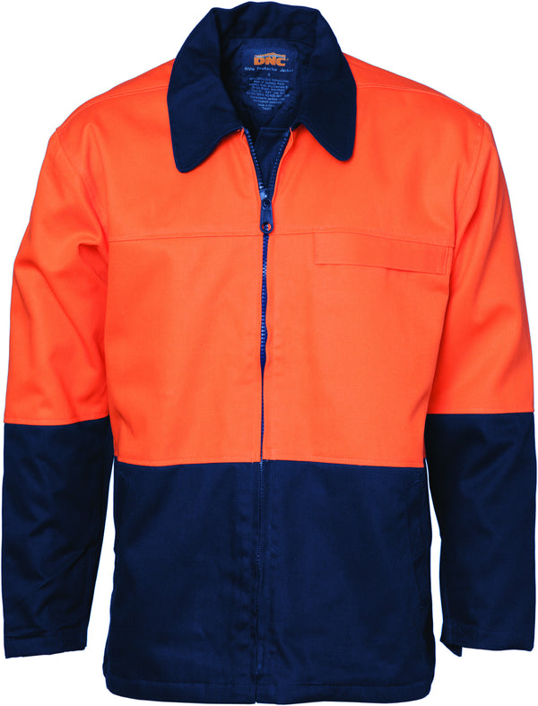 HiVis Two Tone Protector Drill Jacket