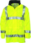 HiVis D/N Breathable Rain Jacket With Reflective Tape