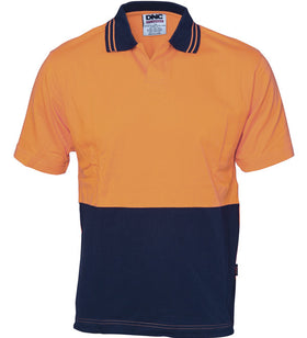 DNC HiVis Cool-Breeze Cotton Jersey Food Industry - Short Sleeve Polo