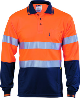 HIVIS D/N Cool Breathe Long Sleeve Polo