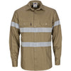 HiVis Cool-Breeze Cotton Long Sleeve With Generic Reflective Tape