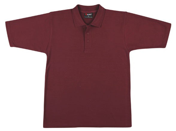 Mens Regular Pique Knit Polo Shirt