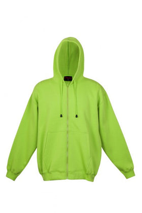 Mens Coloured Zip Hoodie
