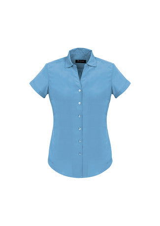 Ladies Solanda Plain Short Sleeve Shirt
