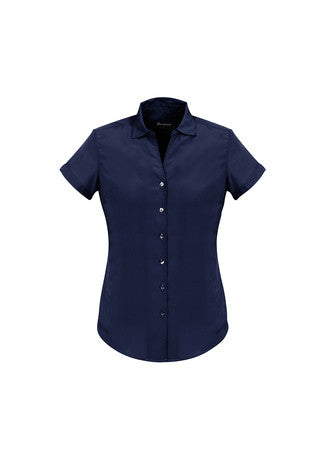 Ladies Solanda Plain Short Sleeve Shirt