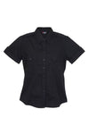 Ladies Short Sleeve Military Shirt