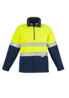 Mens Hi Vis Polar Fleece Pullover - Hoop Taped