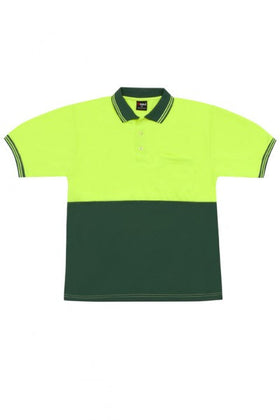 Mens HiVis Short Sleeve Polo