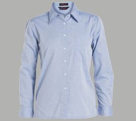 NSW Polocrosse Ladies Cotton Chambray L/S Shirt
