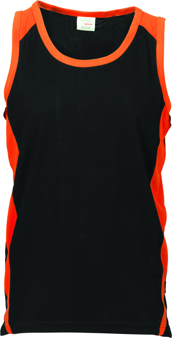 Adults Unisex Cool Breathe Contrast Singlet