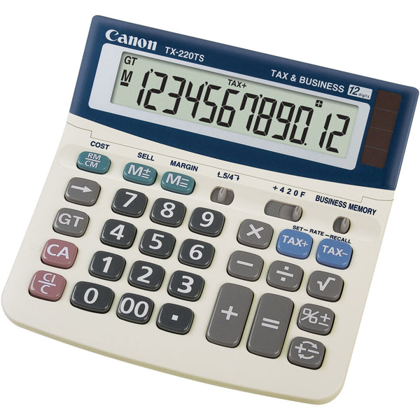 CANON TX-220TS DESKTOP CALCULATOR 12 DIGIT