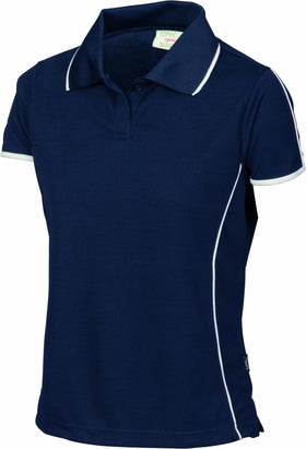 Ladies Cool Breathe Piping Polo