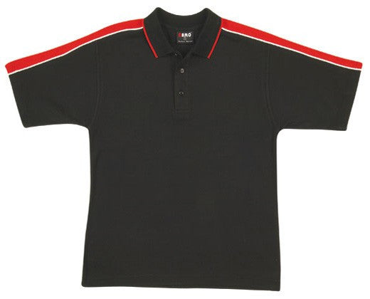 Mens Shoulder Panel Polo Shirt