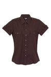 Ladies Short Sleeve Military Shirt