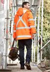 Mens Hi Vis X Back 4 in 1 Waterproof Jacket