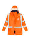 Mens Hi Vis X Back 4 in 1 Waterproof Jacket