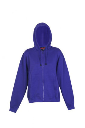 Ladies/Juniors Coloured Zip Hoodie