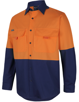 Hi Vis Ripstop Long Sleeve Fishing Shirt