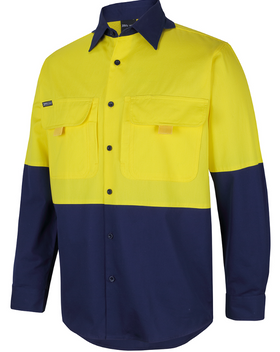 Hi Vis Ripstop Long Sleeve Fishing Shirt