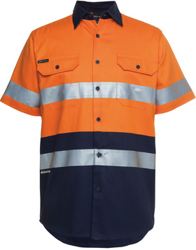 Hi Vis Short Sleeve (D+N) 190g Shirt