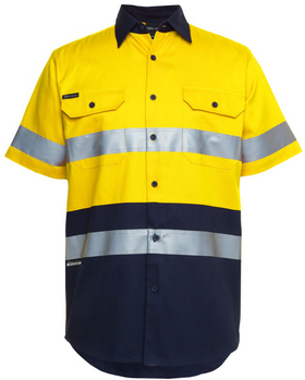 Hi Vis Short Sleeve (D+N) 190g Shirt