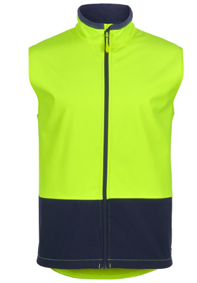 Hi Vis Three Layer Softshell Vest