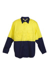 Mens Long Sleeve Combed Cotton Drill Shirt